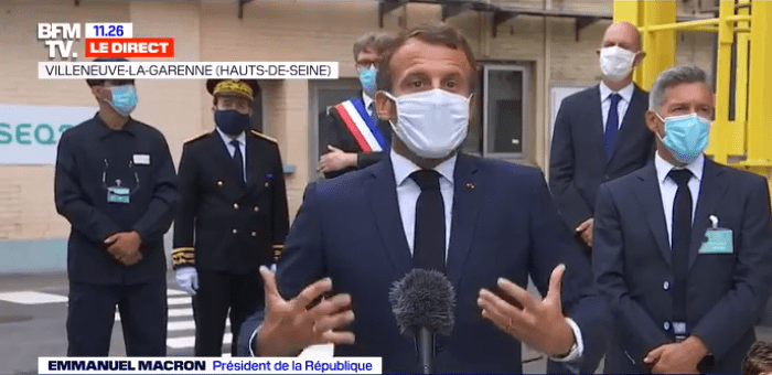 macron-masque