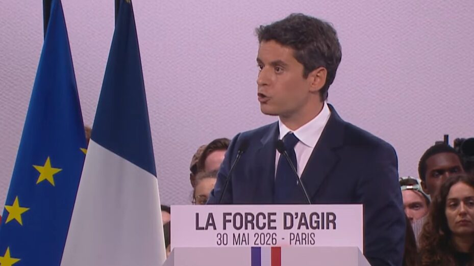 Capture d'écran YT Gabriel Attal