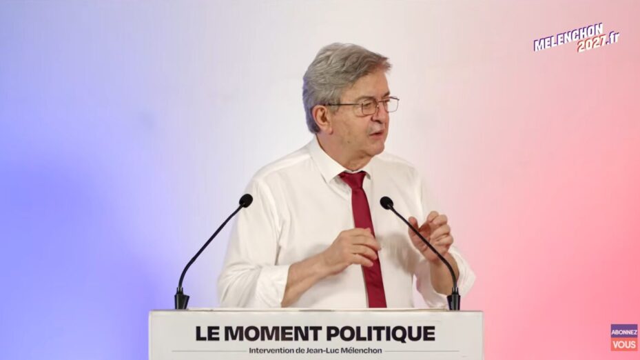 Capture d'écran Jean-Luc Mélenchon