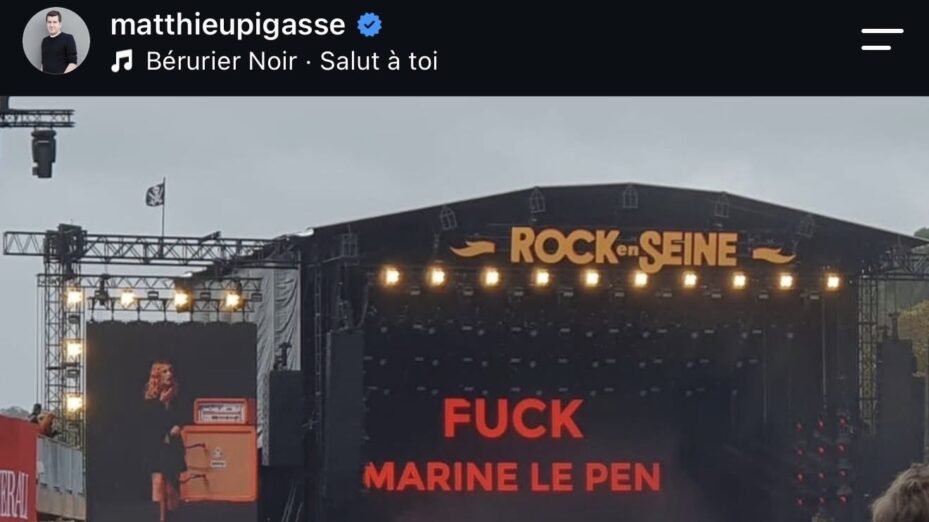 Copie écran Instagram