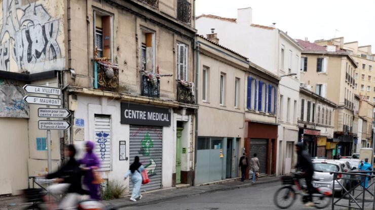 Une rue du secteur de la Belle de Mai, dans le 3e arrondissement de Marseille.