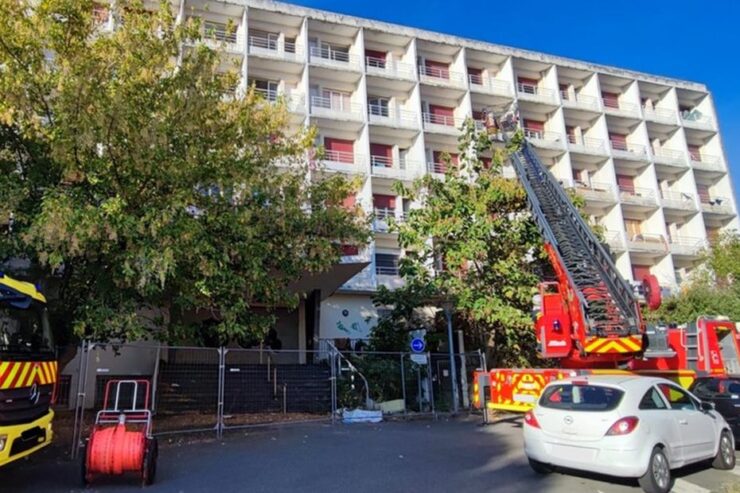 Incendie dans le squat de la rue Louis-Plana à Toulouse, le 6 octobre 2026